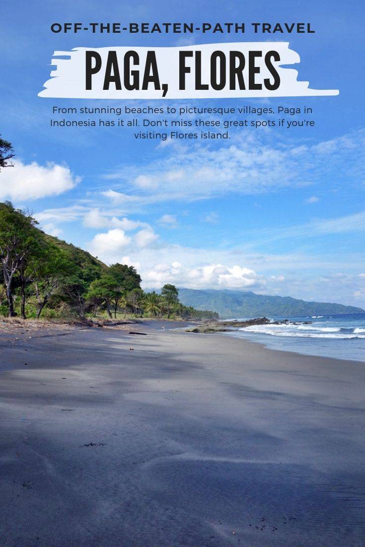 From stunning beaches to picturesque villages, Paga in Indonesia has it all. Don't miss these great spots if you're visiting Flores island. #travel #indonesia #adventure
