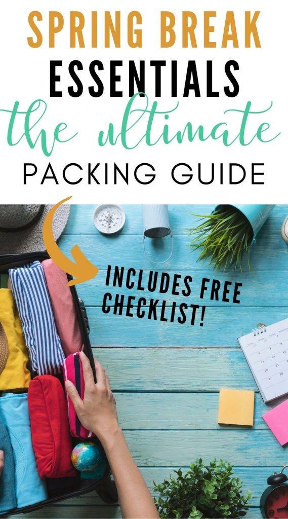 Spring Break Packing List