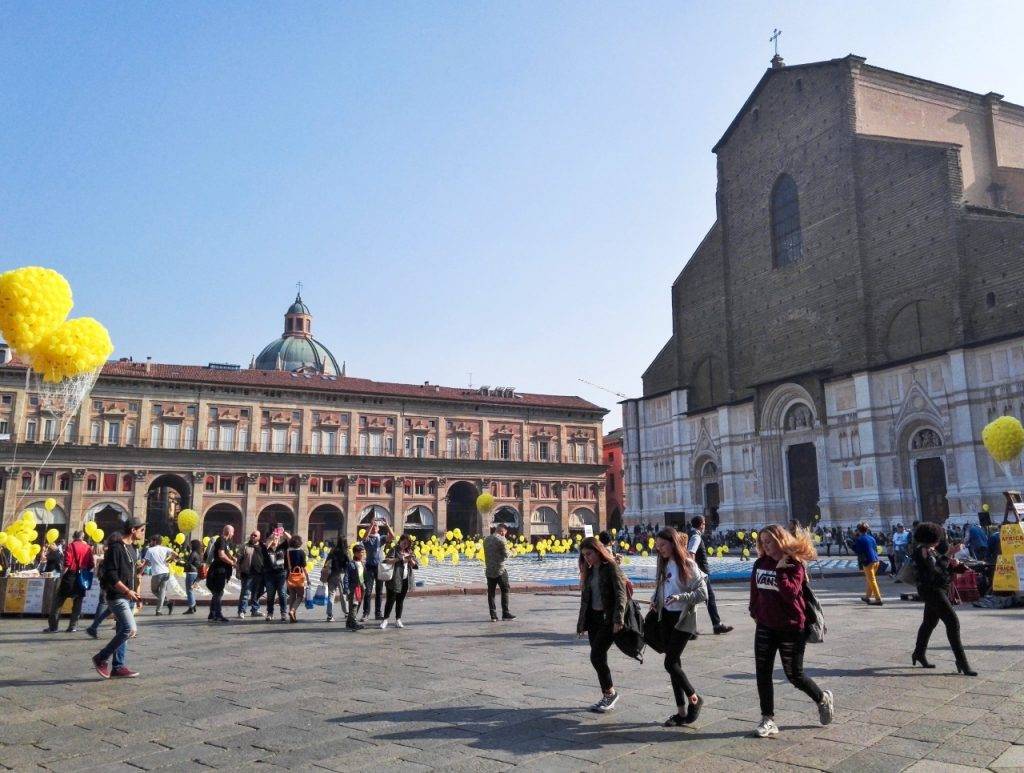 Piazza Maggiore, Bologna, Italy
