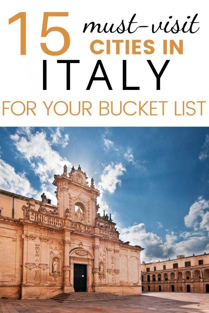 most beautiful cities in Italy