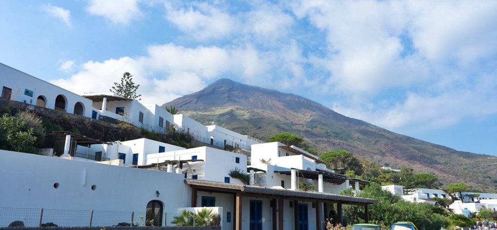 Via Marina along the beach in Stromboli